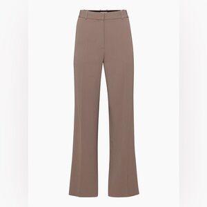 Aritzia Babaton Agency Pants in Deep Taupe